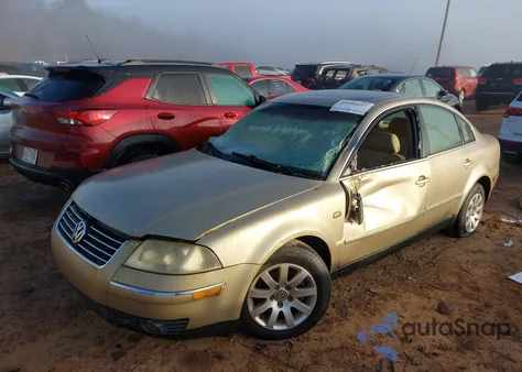 2003 Volkswagen Passat Gls from USA, damaged, VIN WVWPD63B13P269381